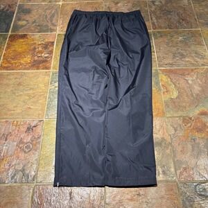 SB Tech Mens Navy Blue Mesh Lined Track Pants Ankle Zip Athletic Warm Up Large